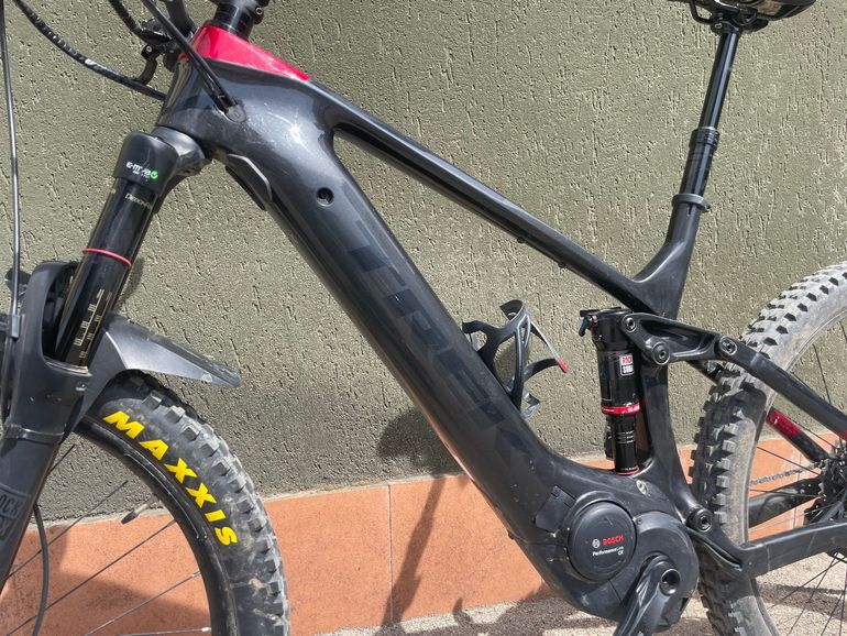 Used Trek Powerfly LT 9.7 2019 2019 Mountainbike, Hellgrau, 27.5 — image 5 of 9