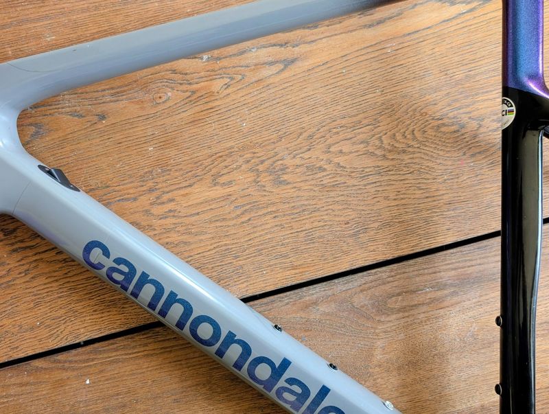 Used Cannondale SuperSix EVO CX/SE Frameset 2023 Frameset 2023 Road & Gravel, Light Gray — image 4 of 15