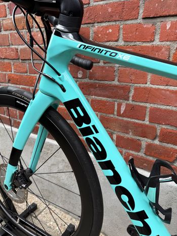 Used Bianchi Infinito Shimano 105 2023 Road & Gravel, Green — image 14 of 14