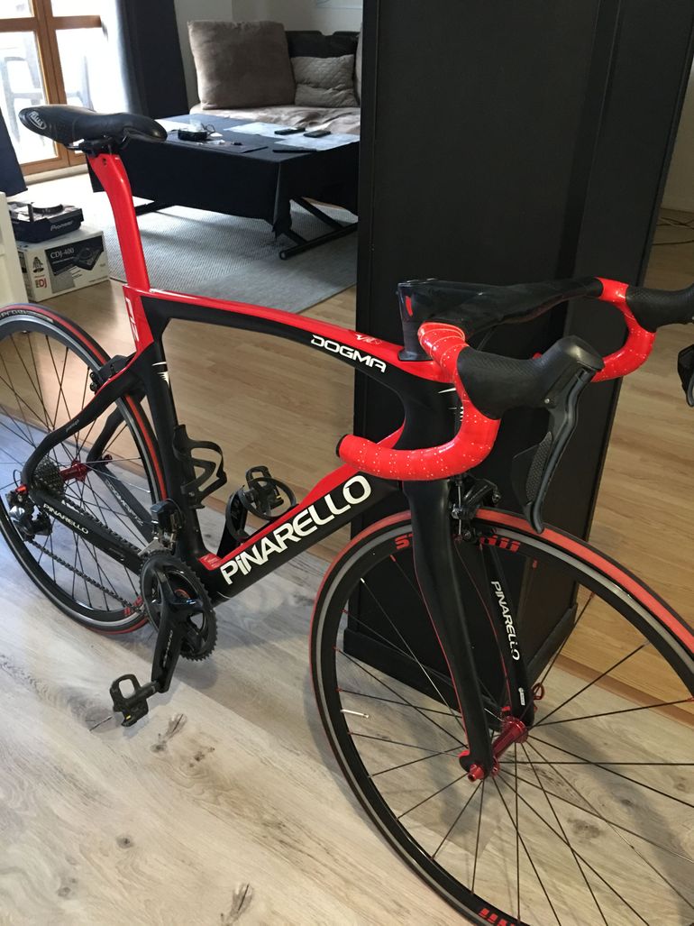 Used Pinarello F12 2021 Road & Gravel, Red — image 1 of 7