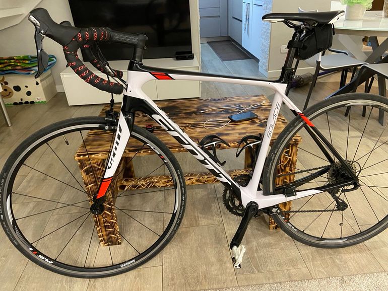 Used Scott Solace 20 2017 Road & Gravel, White — image 2 of 10