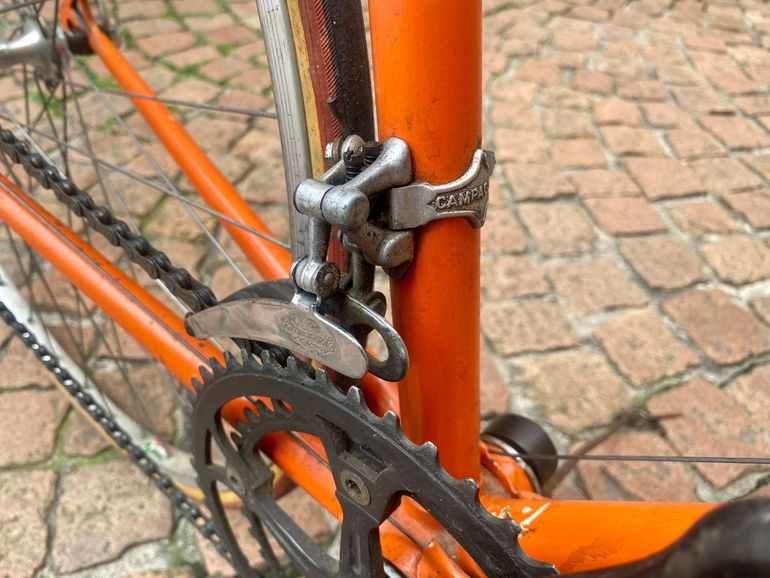 Used vintage eroica Vintage eroica Custom Campagnolo Super Record 1981 Road & Gravel, Arancione — image 7 of 17