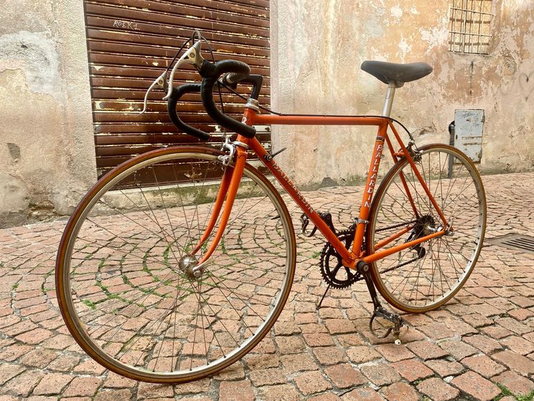 Used vintage eroica Vintage eroica Custom Campagnolo Super Record 1981 Road & Gravel, Arancione — image 2 of 17