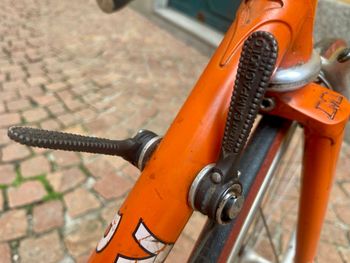 Used vintage eroica Vintage eroica Custom Campagnolo Super Record 1981 Road & Gravel, Arancione — image 9 of 17
