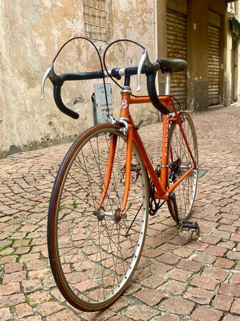 Used vintage eroica Vintage eroica Custom Campagnolo Super Record 1981 Road & Gravel, Arancione — image 16 of 17