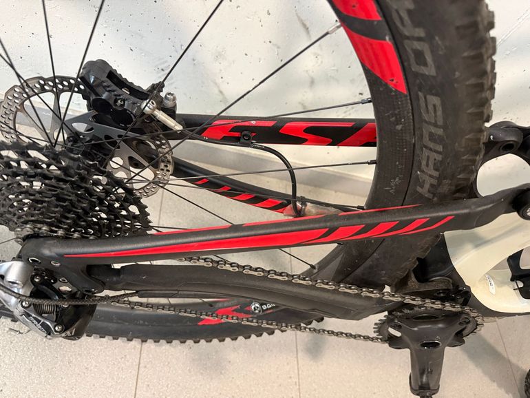 Used Specialized S-Works Stumpjumper FSR 29 2017 2017 Mountainbike, Red, 29 — image 6 of 9