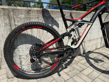 Used Specialized S-Works Stumpjumper FSR 29 2017 2017 Mountainbike, Red, 29 — image 3 of 9
