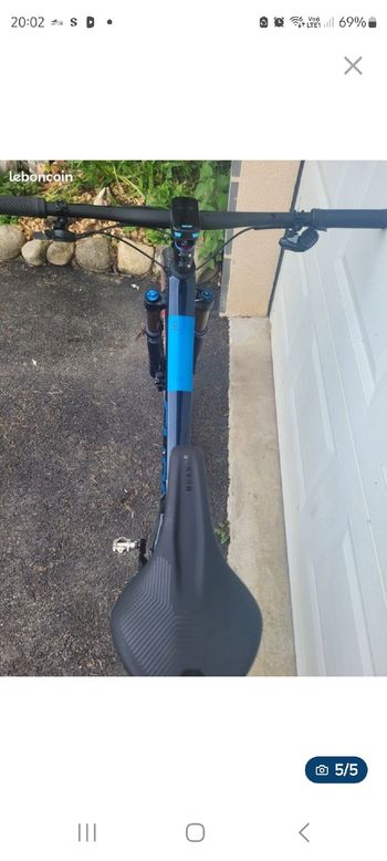 Used CUBE AMS ZERO99 C:68X SLT 29 2024 2024 Mountainbike, Blue, 29 — image 5 of 5