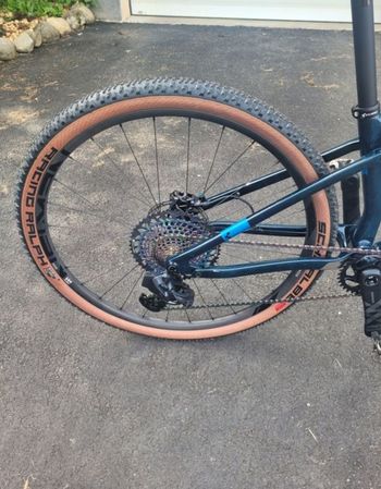 Used CUBE AMS ZERO99 C:68X SLT 29 2024 2024 Mountainbike, Blue, 29 — image 4 of 5