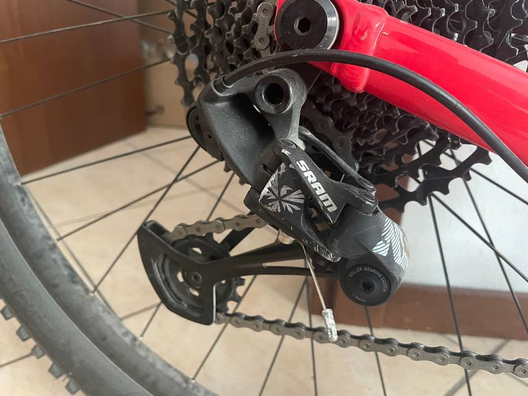 Used ROCKRIDER 29 Inch MOUNTAIN BIKE XC 120 SRAM NX 2024 2024 Mountainbike, Rot, 29 — image 4 of 20