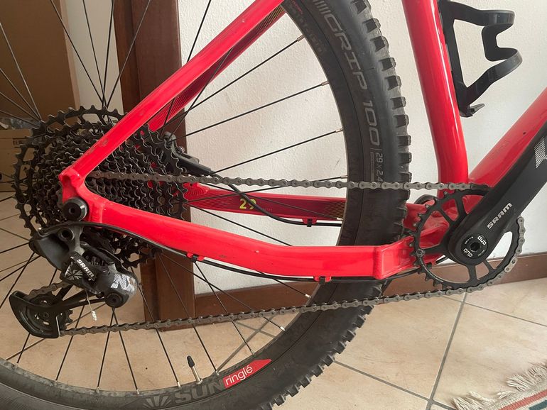 Used ROCKRIDER 29 Inch MOUNTAIN BIKE XC 120 SRAM NX 2024 2024 Mountainbike, Rot, 29 — image 3 of 20