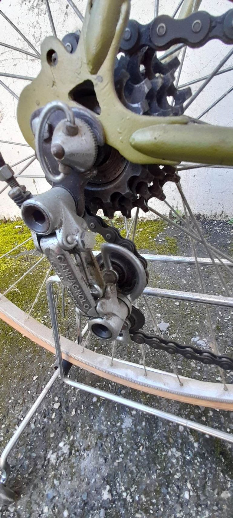 Used Legnano Bici Legnano Mezza Corsa Del 1958 Gruppo Misto Campagnolo/ Simplexx 1967 Road & Gravel, Green — image 4 of 13