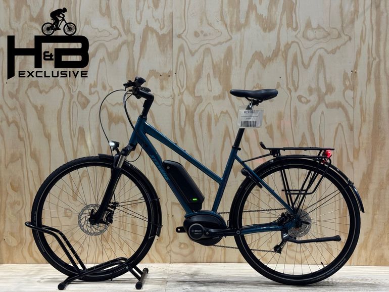 Used Stevens E-Molveno Lady Shimano Altus 2022 Urban, Blue — image 2 of 14