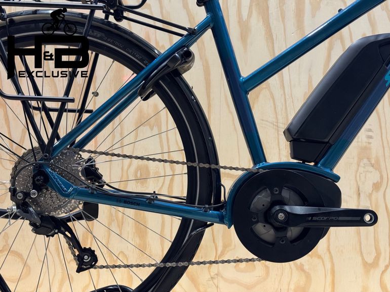 Used Stevens E-Molveno Lady Shimano Altus 2022 Urban, Blue — image 3 of 14