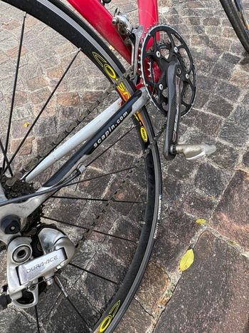 Used SCAPIN SCAPIN Custom Shimano Dura Ace 1991 Road & Gravel, Orange — image 4 of 6