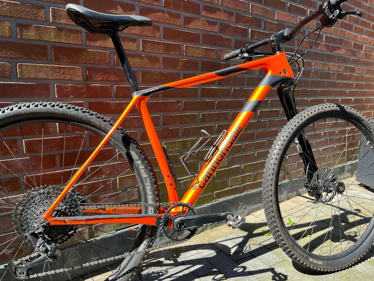 Used Cannondale F-Si Carbon 4 2021 2021 Mountainbike, Orange, 29 — image 1 of 11