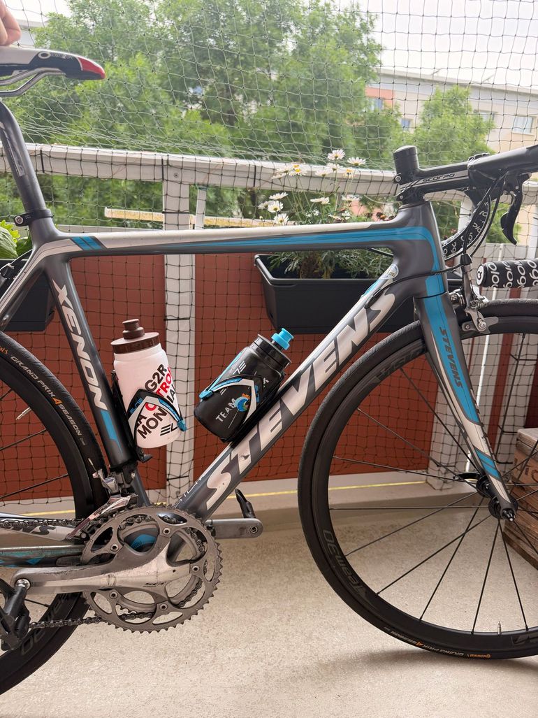 Used Stevens Stevens Custom Shimano 105 2013 Road & Gravel, Light Gray — image 3 of 7