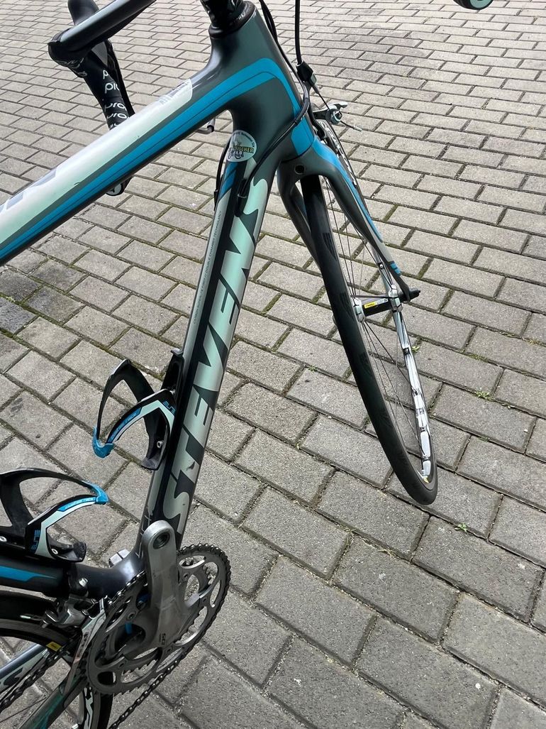 Gebrauchtes Stevens Custom Shimano 105 2013 Road & Gravel, Hellgrau — Bild 8 von 14