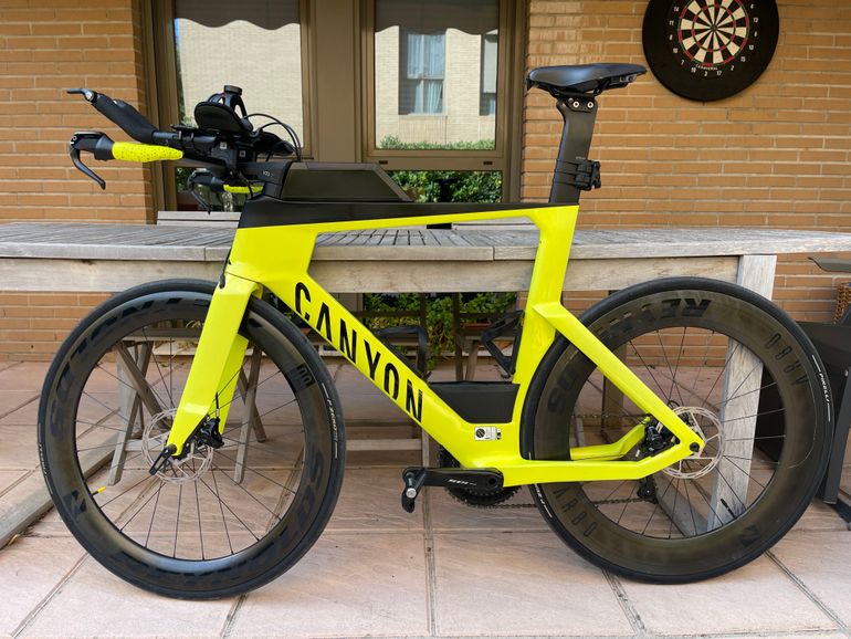 Used Canyon Speedmax CF 7 Disc 2021 2021 Road & Gravel, Green — image 2 of 9