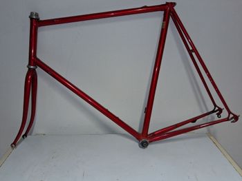 Used Coppi Coppi Custom Frameset 1989 Road & Gravel, Red — image 2 of 5