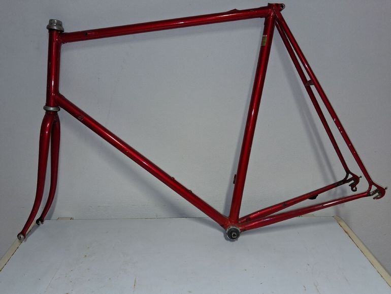Used Coppi Coppi Custom Frameset 1989 Road & Gravel, Red — image 2 of 5