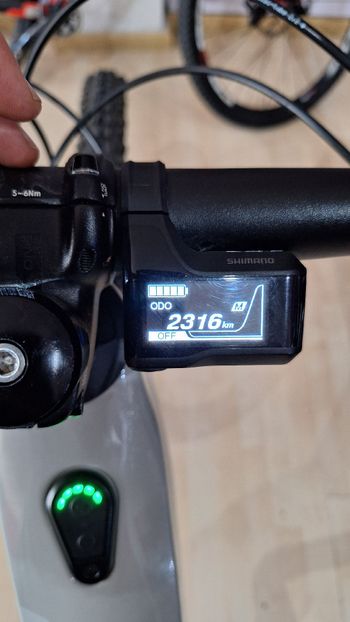 Used Cannondale Moterra neo Shimano Deore XT 2025 Mountainbike, Hellgrau — image 7 of 8