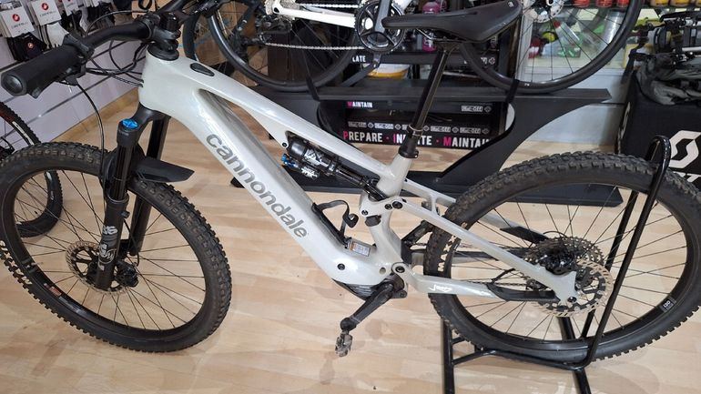 Used Cannondale Moterra neo Shimano Deore XT 2025 Mountainbike, Hellgrau — image 2 of 8