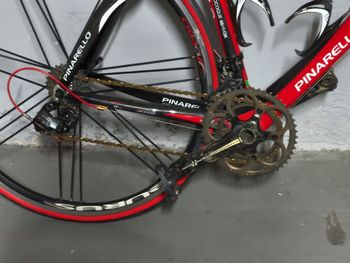 Used Pinarello Pinarello Custom Campagnolo Super Record 2010 Road & Gravel, Red — image 3 of 4