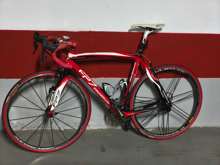 Used Pinarello Pinarello Custom Campagnolo Super Record 2010 Road & Gravel, Red — image 2 of 4