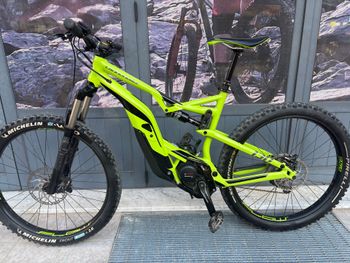 Used Cannondale Moterra neo Shimano Deore 2017 Mountainbike, Grün — image 6 of 8