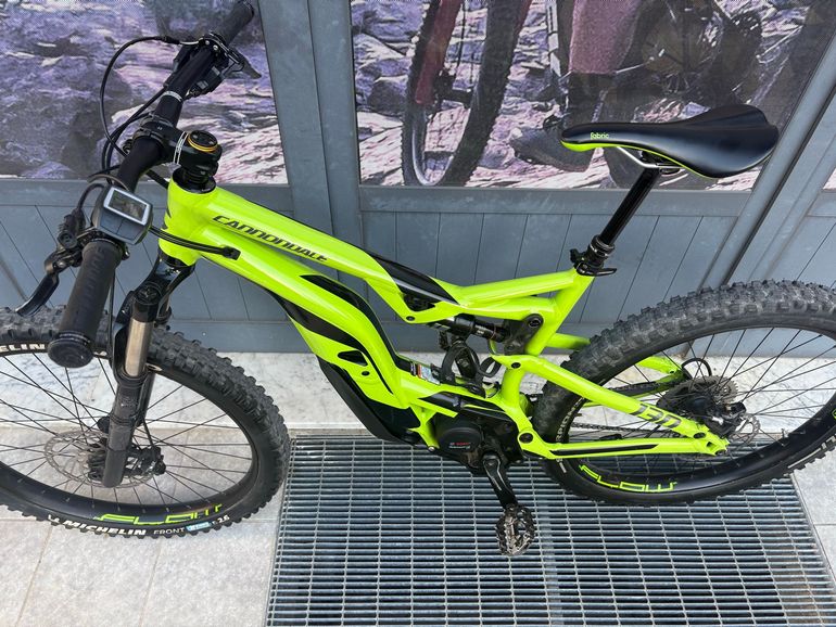 Used Cannondale Moterra neo Shimano Deore 2017 Mountainbike, Grün — image 7 of 8