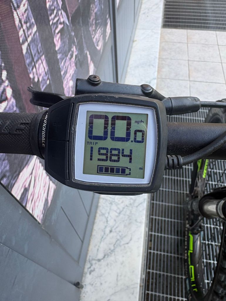 Used Cannondale Moterra neo Shimano Deore 2017 Mountainbike, Grün — image 5 of 8