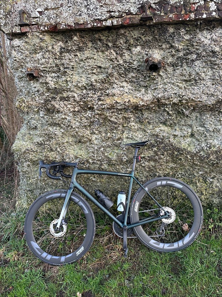 Used Specialized Aethos Pro - Ultegra Di2 2023 2023 Road & Gravel, Green — image 8 of 9