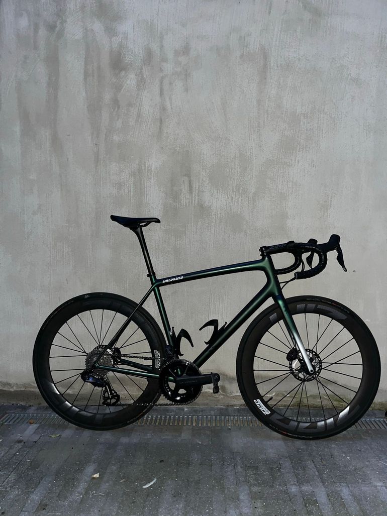 Used Specialized Aethos Pro - Ultegra Di2 2023 2023 Road & Gravel, Green — image 6 of 9