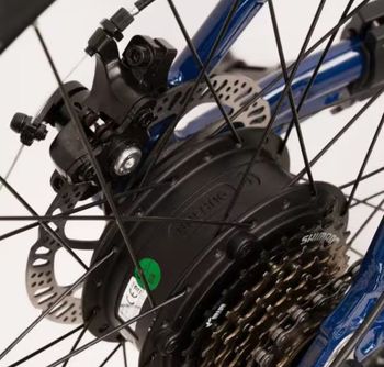 Used NILOX NILOX Custom Shimano Tourney 2024 Mountainbike, Blue — image 4 of 5