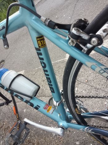 Used Bianchi Bianchi Custom Campagnolo Mirage 2005 Road & Gravel, Blau — image 9 of 32