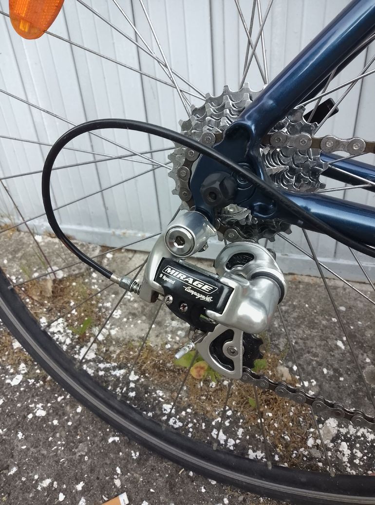 Used Bianchi Bianchi Custom Campagnolo Mirage 2005 Road & Gravel, Blau — image 3 of 32