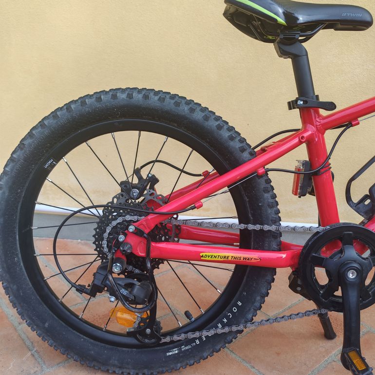 Used ROCKRIDER Kinderfahrrad Mountainbike 20 Zoll Explore 900R rot 2025 2025 Youth — image 6 of 6