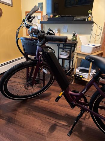 Used Aventon Pace 350 Step-through ebike 2021 2021 Urban, Purple — image 2 of 3