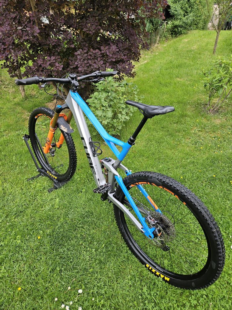 Used CUBE STEREO 150 C:62 SL 29 2021 2021 Mountainbike, Blue, 29 — image 2 of 18