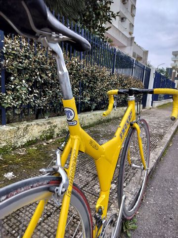 Used Francesco Moser Custom Campagnolo Record 1996 Road & Gravel, Orange — image 8 of 12