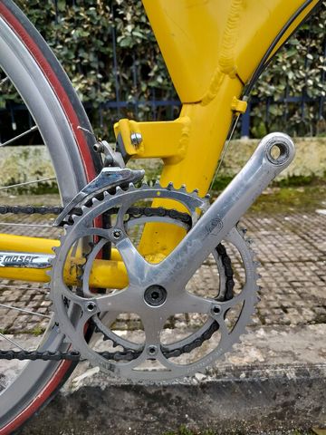 Used Francesco Moser Custom Campagnolo Record 1996 Road & Gravel, Orange — image 3 of 12
