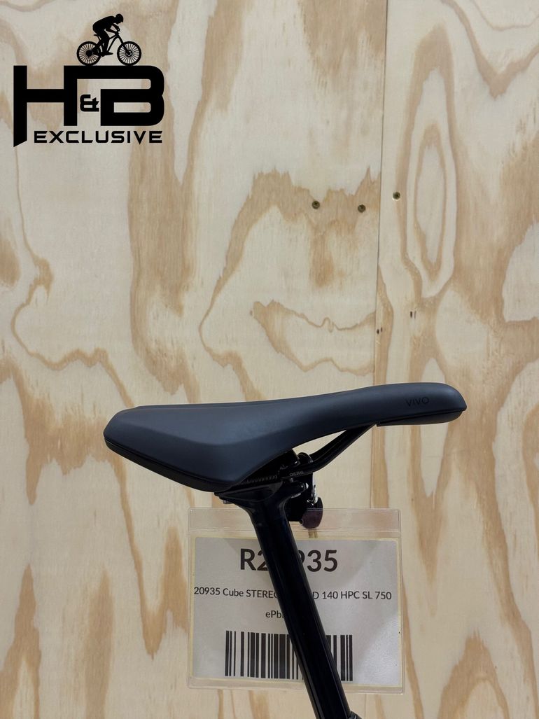 Used CUBE Stereo Hybrid 140 HPC SL 750 Carbon Shimano XT 2022 Mountainbike, Black — image 10 of 14