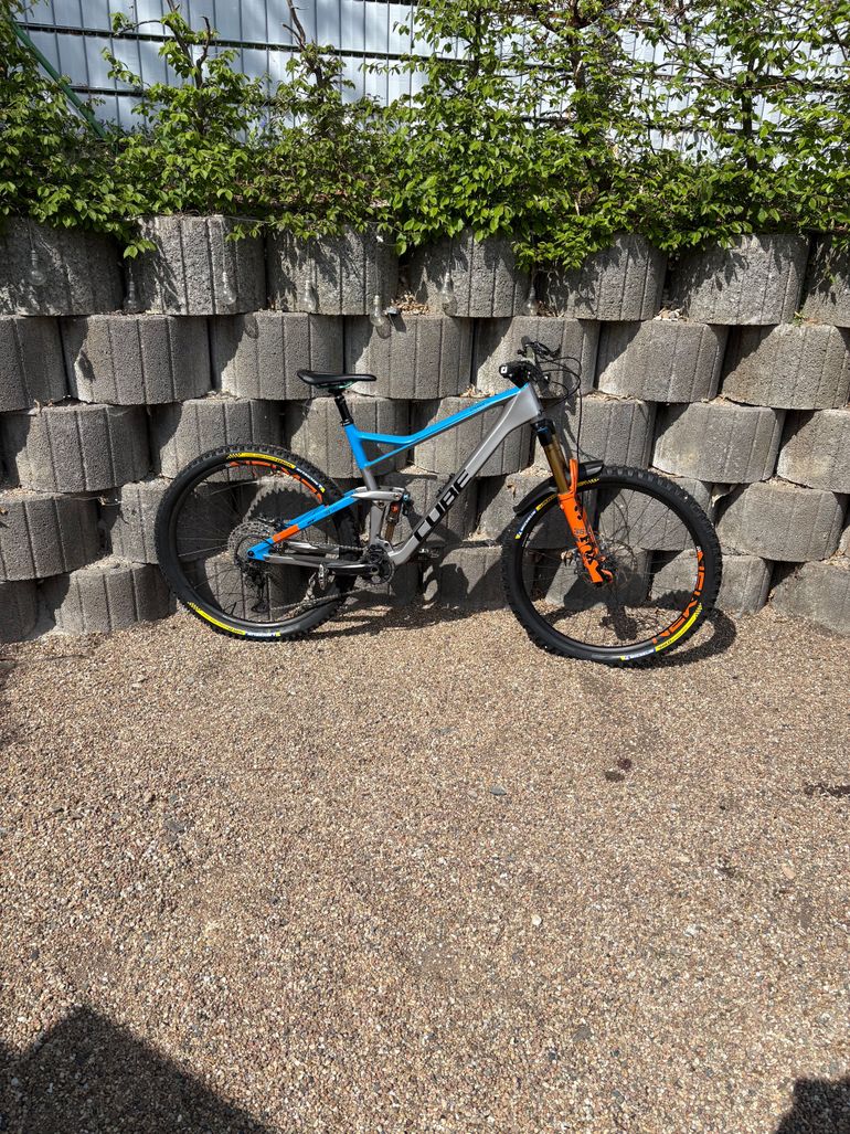 Used CUBE STEREO 150 C:62 SL 29 2021 2021 Mountainbike, Light Gray, 29 — image 1 of 6