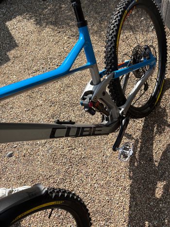 Used CUBE STEREO 150 C:62 SL 29 2021 2021 Mountainbike, Light Gray, 29 — image 4 of 6