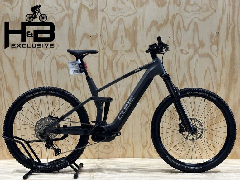 Used CUBE Stereo Hybrid 140 HPC Race 625 Carbon Shimano XT 2024 Mountainbike, Light Gray — image 1 of 14