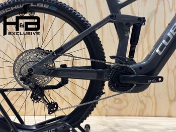 Used CUBE Stereo Hybrid 140 HPC Race 625 Carbon Shimano XT 2024 Mountainbike, Light Gray — image 3 of 14