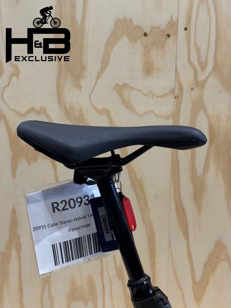 Used CUBE Stereo Hybrid 140 HPC Race 625 Carbon Shimano XT 2024 Mountainbike, Light Gray — image 10 of 14