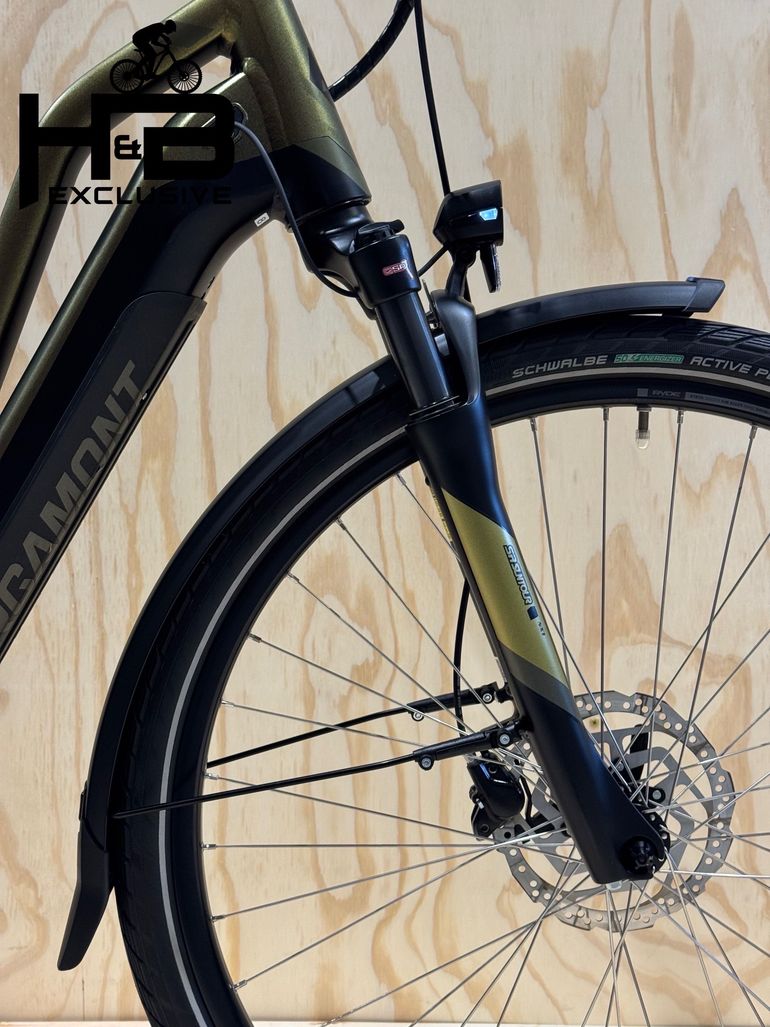 Used Bergamont E-Horizon N5e FH 500 Shimano Nexus 2022 Urban, Green — image 4 of 13
