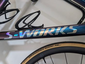 Used Specialized S-Works Roubaix 2020 Sunset Chameleon / Holographic Reflective 2020 Road & Gravel, Purple — image 17 of 17